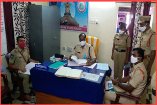 sathupalli acp venkatesh visit enkuru police station