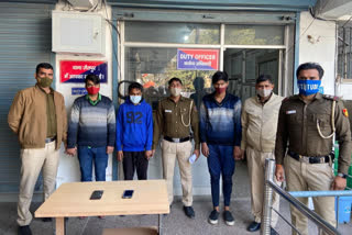Jaitpur police in South East Delhi arrested three miscreants
