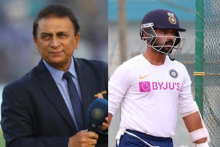 Sunil Gavaskar, Ajinkya Rahane