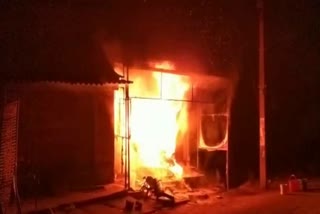 fire in veer computer shop ranchi