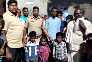 three children missing in guntur