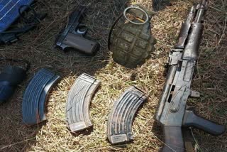 Pistols, grenades, ammunition recovered from village along LoC in J-K's Poonch