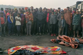 one person died in road accident in latehar