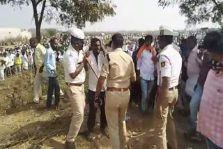 Lathi Charge in Hospete