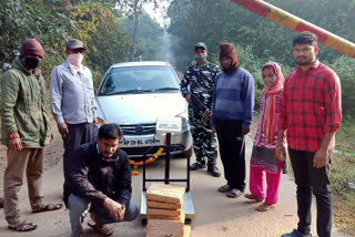 Seizure of cannabis in sealer Man arrested at visakhapatnam district