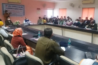 covid-19 vaccination in barmer, collector meeting with public representatives