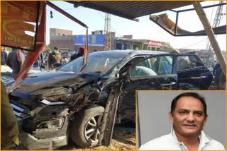 mohammad azharuddin accident,  mohammad azharuddin