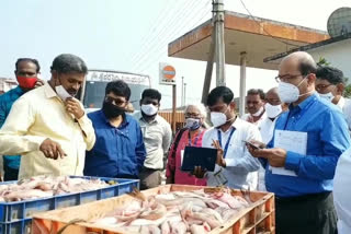 nabard  representatives visit nizaampatnam harbor