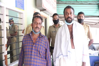 arrest in rape case thiruvananthapuram  priest and his companion  ഇരുപത്തഞ്ചുകാരിയെ പീഡിപ്പിച്ചു  പൂജാരിയും സഹായിയും അറസ്റ്റിൽ  ശ്രീകാര്യം