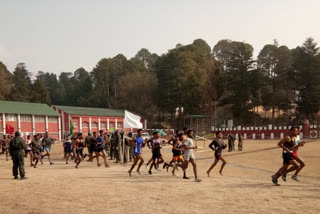 900 youths race on the second day of Kumaon Regiment recruitment