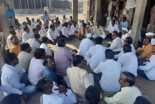 Villagers have demanded cancellation of Gram Panchayat elections in Solapur district