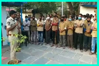 Awareness program for auto drivers at Kadapa DSP office