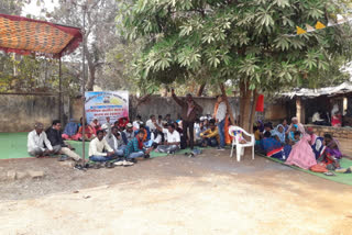 Panchayat Secretary and Employment Assistant on strike in Balod