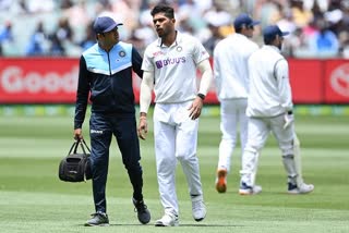 Umesh Yadav heads back to India