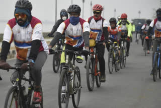 Kanyakumari, COVID-19, Indian para cyclists, Kashmir to Kanyakumari