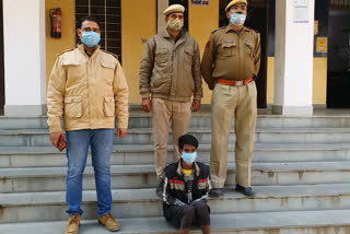 arrested for theft in alwar, alwar action on theft