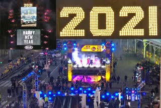 New Years Eve 2021 In Times Square: america welcomes 2021