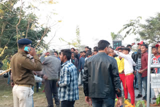 fight in the biodiversity park of araria district