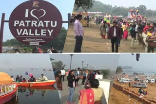 gathering-of-tourists-at-patratu-dam-on-new-year-in-ramgarh