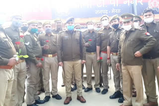 new year gift of meerut police, eleven constables were made head constables