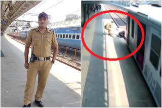 Watch: Mumbai cop saves 60-year-old man from being hit by train