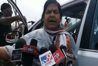 Minister Usha Thakur inspected construction works in Ujjain