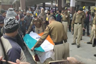 bsf-jawan-ranjit-singh-was-cremated-in-kashipur