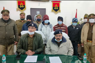 Muzaffarnagar: four-member gang of thieves was arrested by police