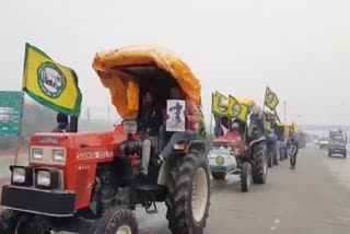 1500 farmers 500 tractors Jhajjar