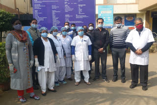 preparation of corona vaccination through dry run in jamshedpur