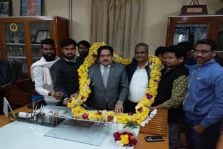 पदभार ग्रहण किया,new principal