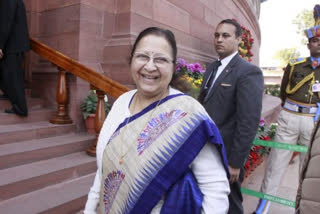 None consults me before selecting for Indore's mayor candidate: Sumitra Mahajan