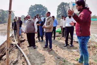 Principal Secretary Sachin Sinha inspected fresh fish farm in silwani