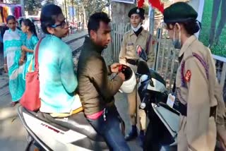 awareness drive on road safety under the initiative of doomdooma police