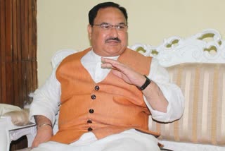 JP Nadda to visit Gujarat on Monday Etv bharat news