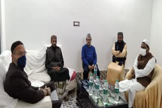 asaduddin owaisi arrives in bengal