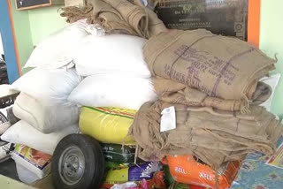 Seizure of illegally moving ration rice