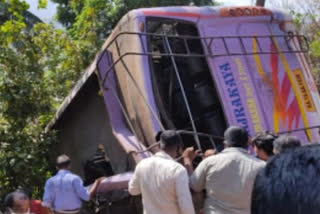 marriage bus accident, six people died and many seriously injured near mangalore