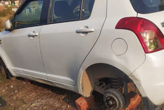 vehicle tires stolen in sundernagar