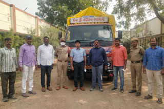 warangal task force police seized pds rice at kamalapur and velair