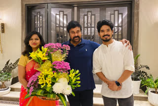 Actor Sudhakar meets megastar Chiranjeevi