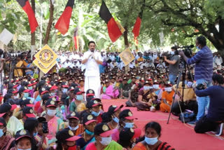 Tamil Nadu ministers are robbing availability said dmk leader Stalin