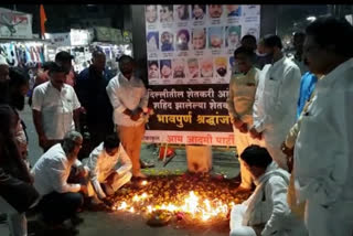 All party tributes were paid to martyrs of agitation on the Delhi border at Shrirapur