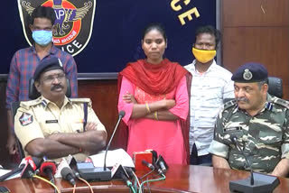 Four Maoists surrendered before Visakhapatnam police.