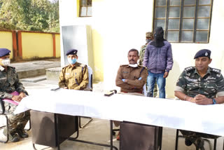 one lakh worth of militant arrested in gumla