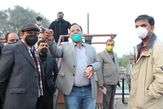 djb president inspected the chandrawal plant