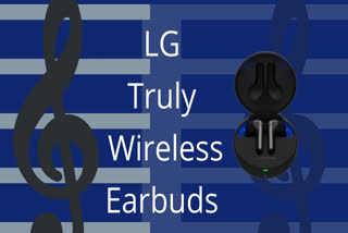 Truly wireless earbuds, LG