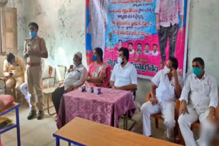 free police training at banswada  in kamareddy