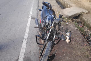 One died bike accident in jawalaji