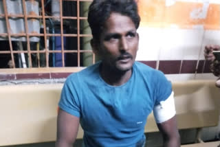 three persons attacked a young man with a knife in kamareddy district madnoor mandal